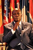 Alassane Ouattara, president of the Ivory Coast (2010-present), governor of the Central Bank of West African States, deputy head of the International Monetary Fund