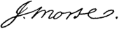 Signature de Jedidiah Morse