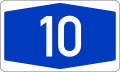 File:Bundesautobahn 10 number.svg