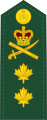 Insignia de mayor general del Ejército Canadiense.