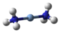 linear:  Diamminsilber(I), [Ag(NH3)2]+