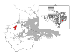 Location of Fulshear, Texas