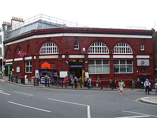 <span class="mw-page-title-main">Hampstead tube station</span> London Underground station