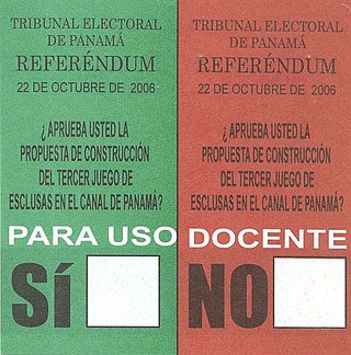 <span class="mw-page-title-main">2006 Panama Canal expansion referendum</span> Panamanian referendum which expanded the Panama Canal