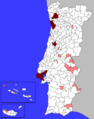 The 20 most and the 20 least populated municipalities (2011) [e]