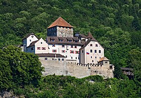 Slottið í Vaduz.