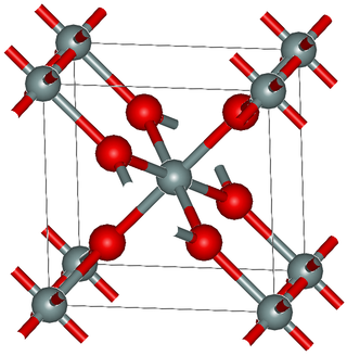 <span class="mw-page-title-main">Stishovite</span> Tetragonal form of silicon dioxide