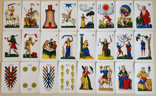 <span class="mw-page-title-main">Tarocco Siciliano</span> Tarot card deck