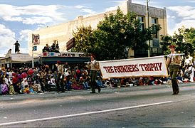 Scouts at the Tournament of Roses Parade