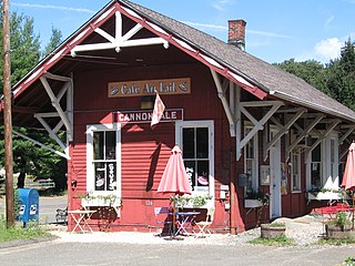 <span class="mw-page-title-main">Cannondale, Connecticut</span> Census-designated place in Connecticut, United States