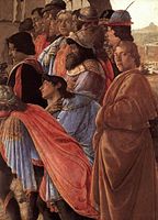 Teodoro Gaza,con la barba (Sandro Botticelli, Adorazione dei Magi)