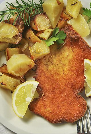 <i>Cotoletta</i> Italian word for a veal breaded cutlet