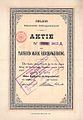 Aktie über 1000 Mark der Helios Elektricitäts-AG vom 1. Juli 1901