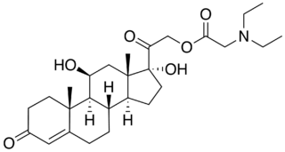 <span class="mw-page-title-main">Hydrocortamate</span> Chemical compound