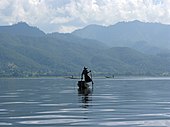 The Shan Hills as seen from Inle Lake