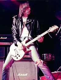 Johnny Ramone of The Ramones performing at the El Mocambo in 1977 Johnny Ramone.jpg