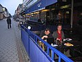 Mapping weekend participants enjoy dinner in Växjö. Users Eriso, Agneta.