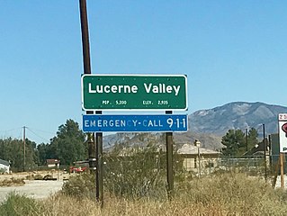 <span class="mw-page-title-main">Lucerne Valley, California</span> Census-designated place in California, United States