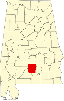 Map of Alabama highlighting Butler County.svg