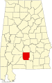 State map highlighting Butler County