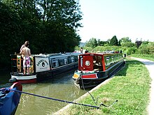 Modern narrowboats on the Kennet and Avon Canal Modern Narrow Boats.jpg