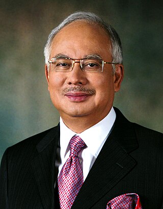 <span class="mw-page-title-main">Najib Razak</span> Prime Minister of Malaysia from 2009 to 2018