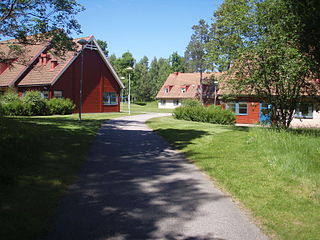 Svenljunga Place in Västergötland, Sweden