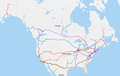 North America passenger rail