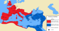 Roman Empire (27 BC-476 AD) in 330 AD.