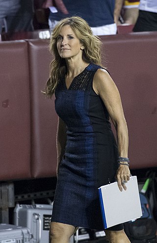 <span class="mw-page-title-main">Suzy Kolber</span> American football sideline reporter, co-producer, and sportscaster