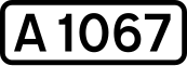 UK road A1067.svg