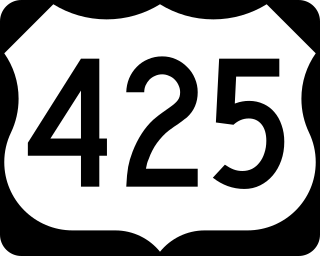 <span class="mw-page-title-main">U.S. Route 425</span> Highway in the United States