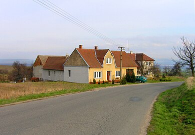 Vážany : à l'est.