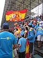 The fans who supports Fernando Alonso at Brazilian GP 2005.