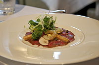 Beef Carpaccio at Petrus.jpg