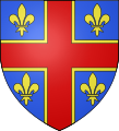 Escut de Clarmont-Farrand, chapluòc de districte puèi d'arrondiment.