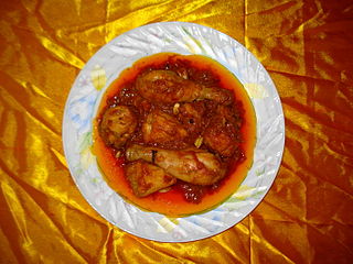 <span class="mw-page-title-main">Korma</span> Dish originating in the Indian subcontinent