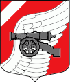 Coat of Arms of Romanovsky Rural Settlement, Vsevolozhskiy District, Leningrad Region (since 2007)[121]