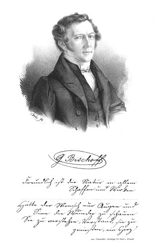 <span class="mw-page-title-main">Gottlieb Wilhelm Bischoff</span> German botanist and educator (1797–1854)