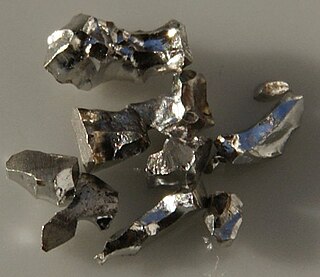 <span class="mw-page-title-main">Iridium</span> Chemical element with atomic number 77 (Ir)