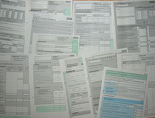 <span class="mw-page-title-main">Tax return</span> List of individuals monetary gains and losses over 12 months submitted to government each year