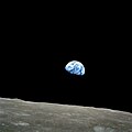 Image 6Earthrise, taken on December 24, 1968 by astronaut William "Bill" Anders during the Apollo 8 space mission. It was the first photograph taken of Earth from lunar orbit. (from 20th century)