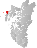 Letak Haugesund di Rogaland