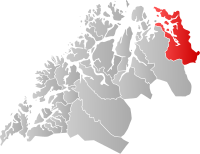 Localisation de Kvænangen