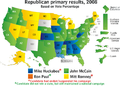 Results of the Republican Presidential Primaries 2008, state level