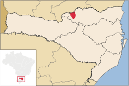 Irineópolis – Mappa