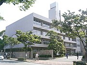 西南学院大学（旧本館、現在は新図書館がある）