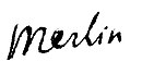 Firma di Philippe-Antoine Merlin de Douai