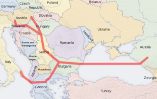 <span class="mw-page-title-main">South Stream</span> Proposed natural gas pipeline through south-eastern Europe