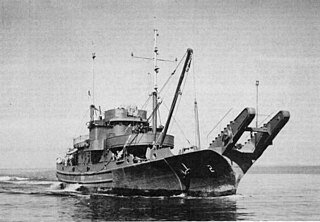 <span class="mw-page-title-main">Net laying ship</span> Ship type built to lay and maintain steel anti-torpedo or anti-submarine nets